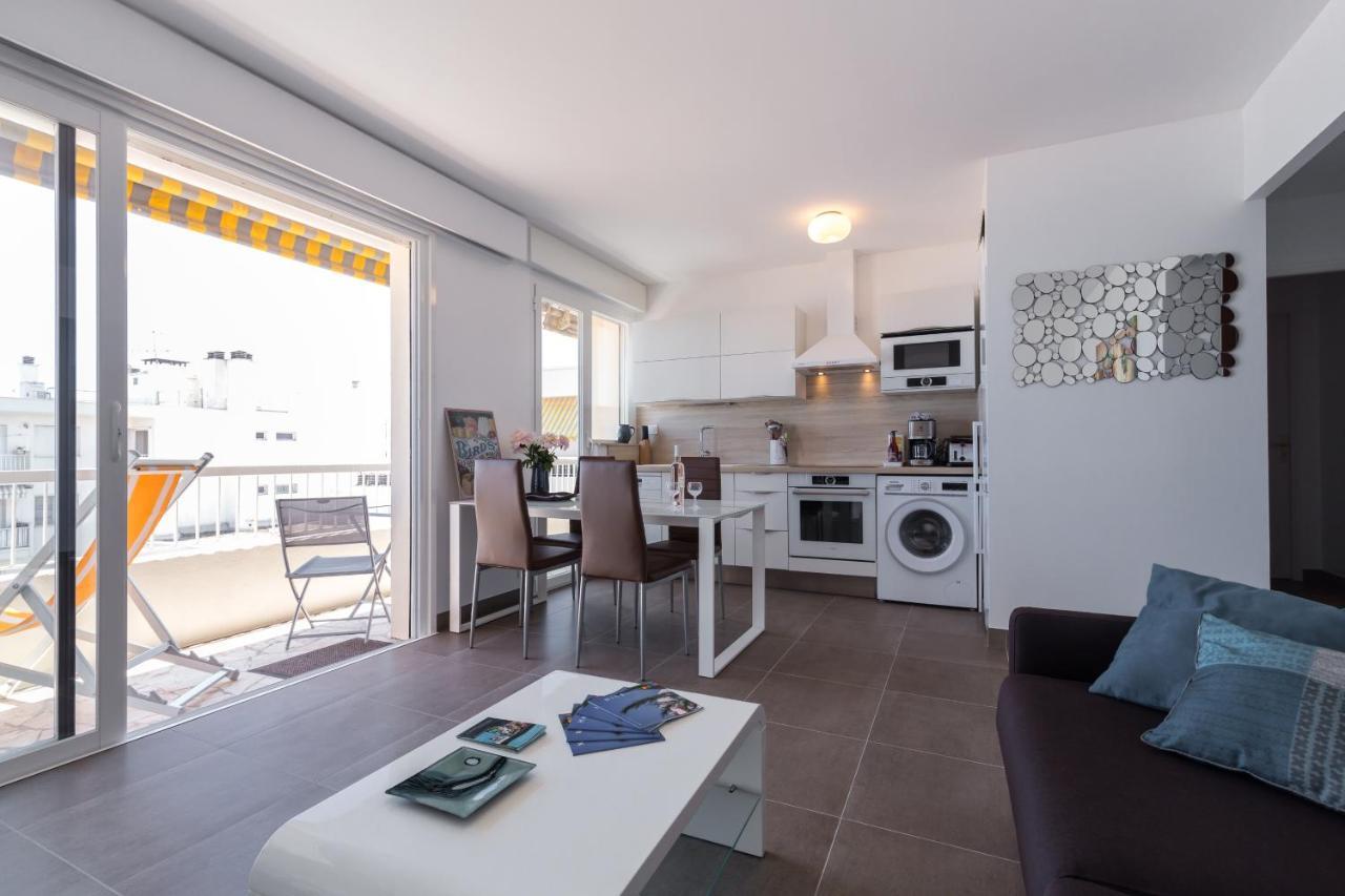 Gorgeous Apt With Terrace, Elevator, Ac, Free Parking - Le Regis Кань-сюр-Мер Екстер'єр фото